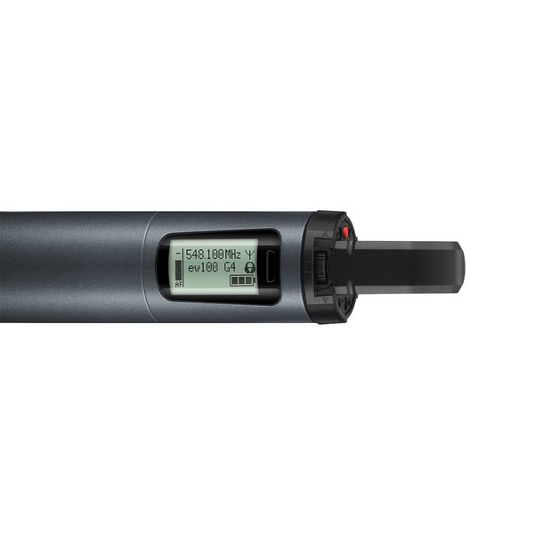 HANDHELD TRANSMITTER WITH MUTE SWITCH. MICROPHONE CAPSULE NOT INCLUDED, FREQ RANGE: A(516 - 558 MHZ)
